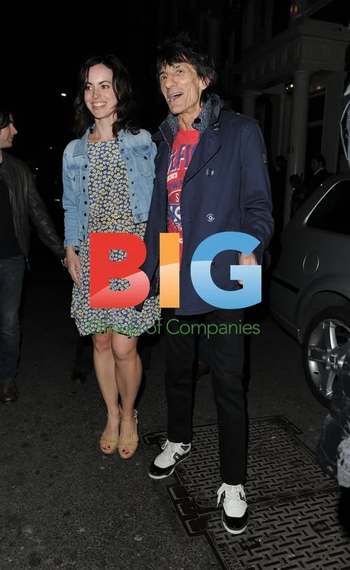 Ronnie Wood and Kelly Jones at The Arts Club