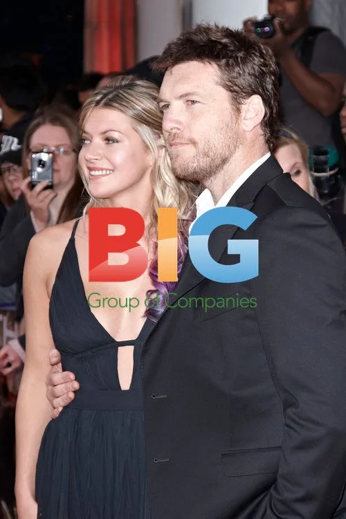 Sam Worthington and Crystal Humphries at Wrath Of The Titans premiere