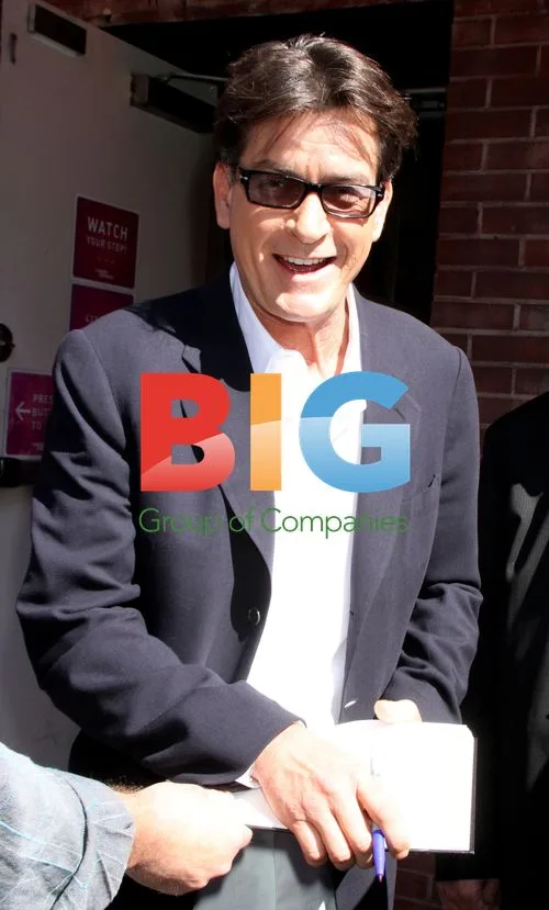 Charlie Sheen and Michael Boatman at Wendy Williams Show