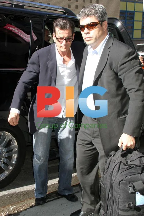 Charlie Sheen and Michael Boatman at Wendy Williams Show