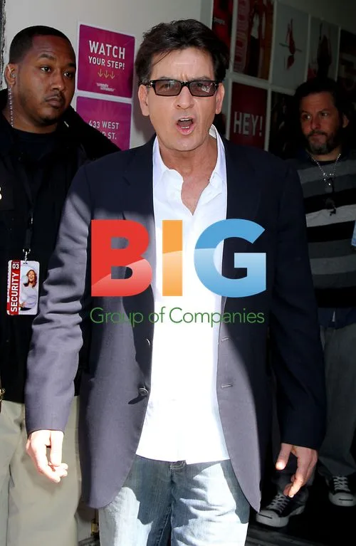 Charlie Sheen and Michael Boatman at 'Anger Management' Interview