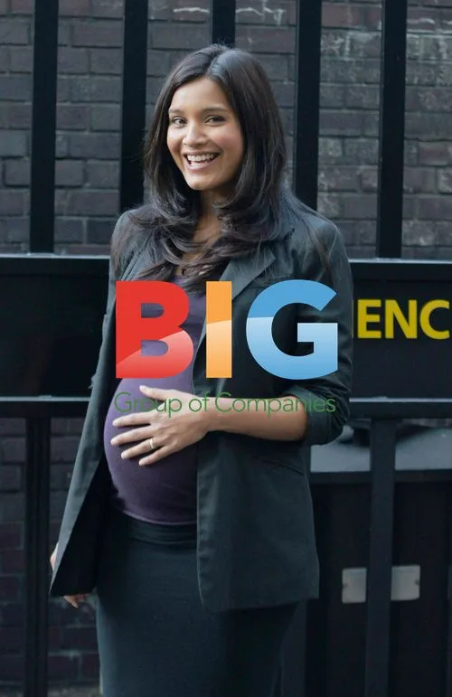 Pregnant Shelley Conn at ITV Studios