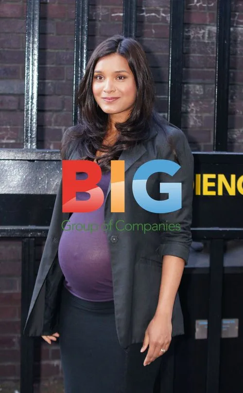 Shelley Conn Pregnant Appearance at ITV Studios