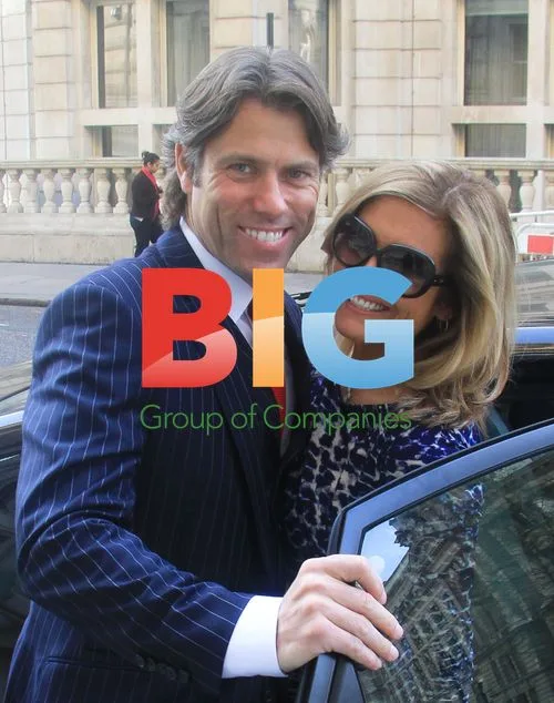 John Bishop and Wife Leaving Hotel