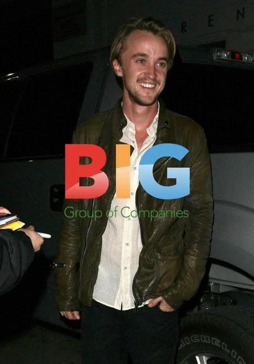 Tom Felton Arrives at Perez Hilton Event