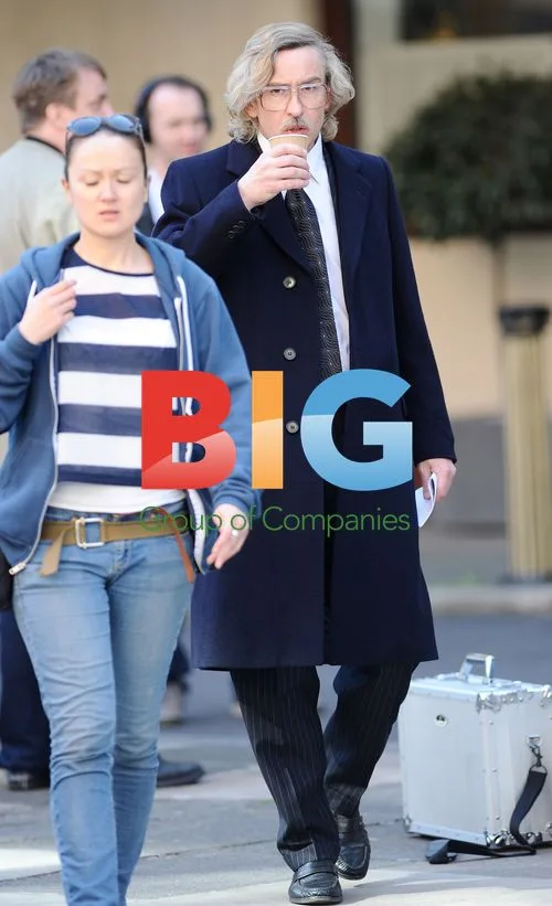 Steve Coogan Filming for 'The King of Soho'