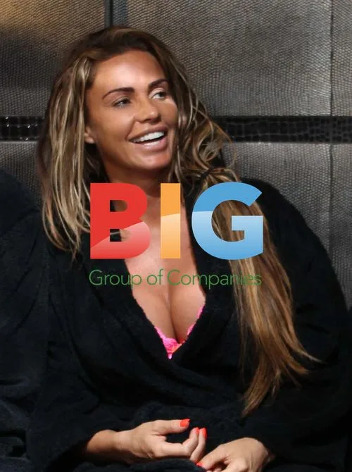 Katie Price, Leandro Penna, and Dane Bowers at Anesis Spa