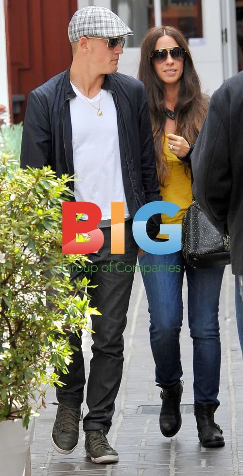 Alanis Morissette and husband out in Brentwood