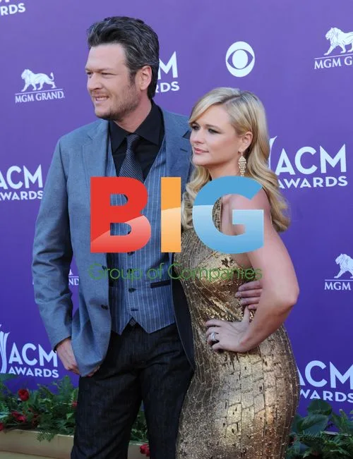 Miranda Lambert and Blake Shelton at ACM Awards