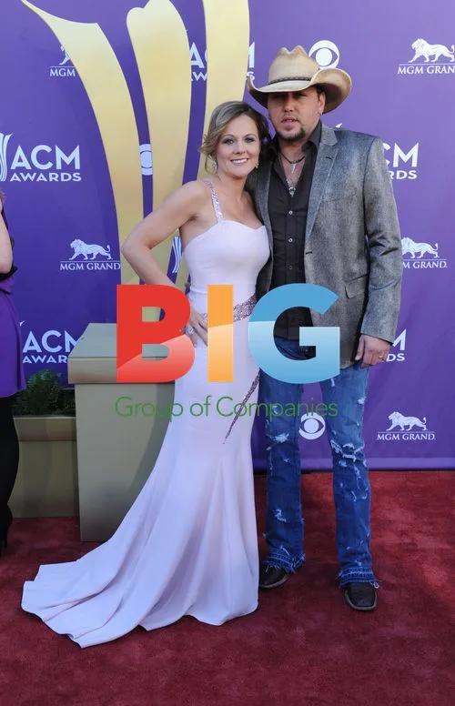 Jason Aldean and Jessica Aldean at ACMA Awards