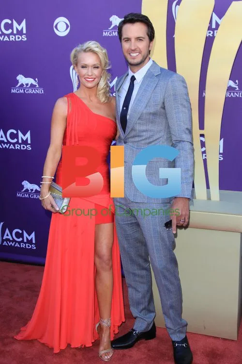 Caroline and Luke Bryan at ACM Awards