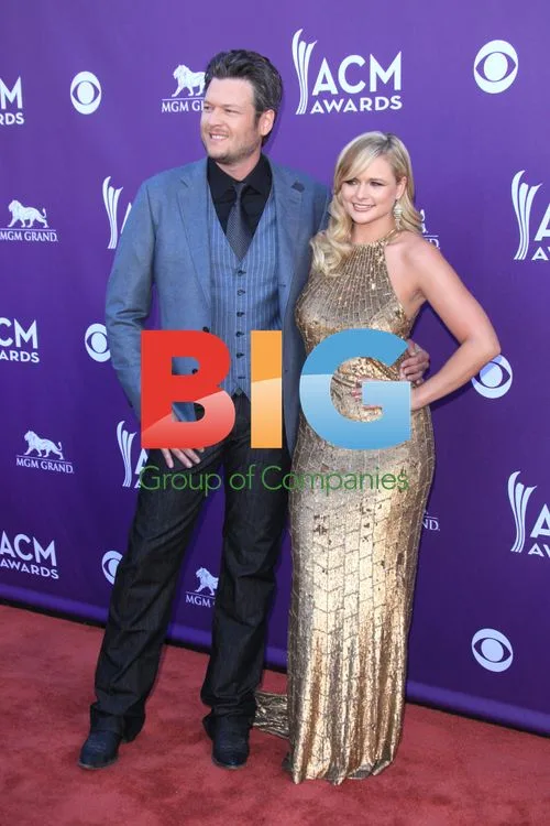 Blake Shelton and Miranda Lambert at ACM Awards