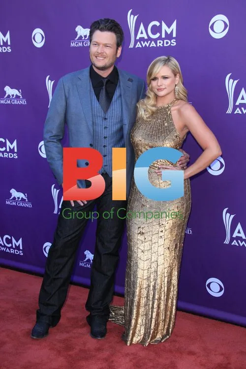 Blake Shelton and Miranda Lambert at ACM Awards