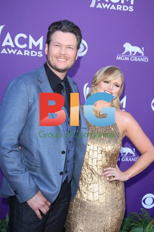 Blake Shelton and Miranda Lambert at ACM Awards