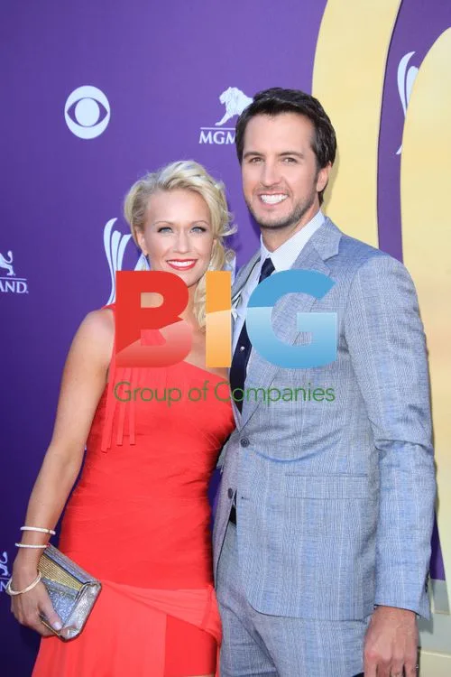 Caroline and Luke Bryan at ACM Awards 2012