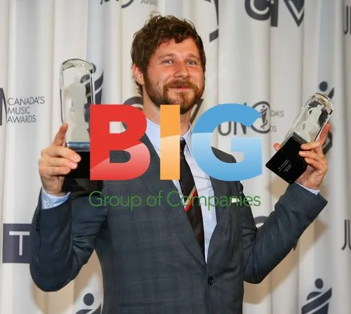 Dan Mangan at Juno Awards in Ottawa