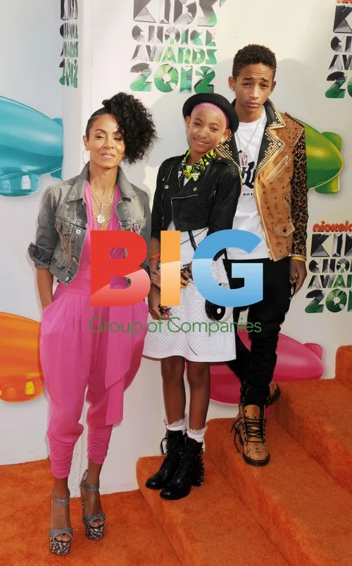 Jada, Willow and Jaden Smith at Kids' Choice Awards