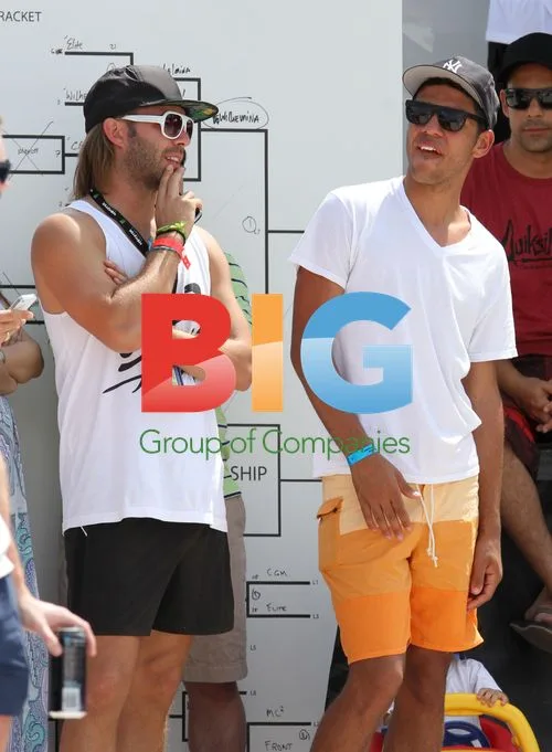 Noah Becker at Miami Beach Volleyball Event