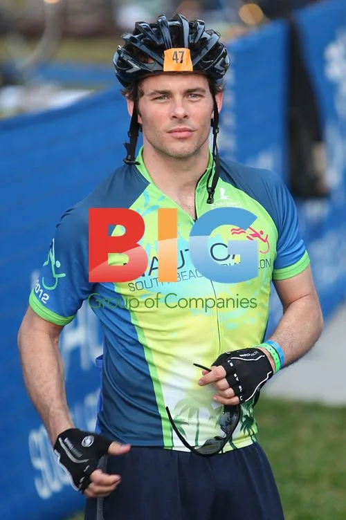 James Marsden at Nautica South Beach Triathlon