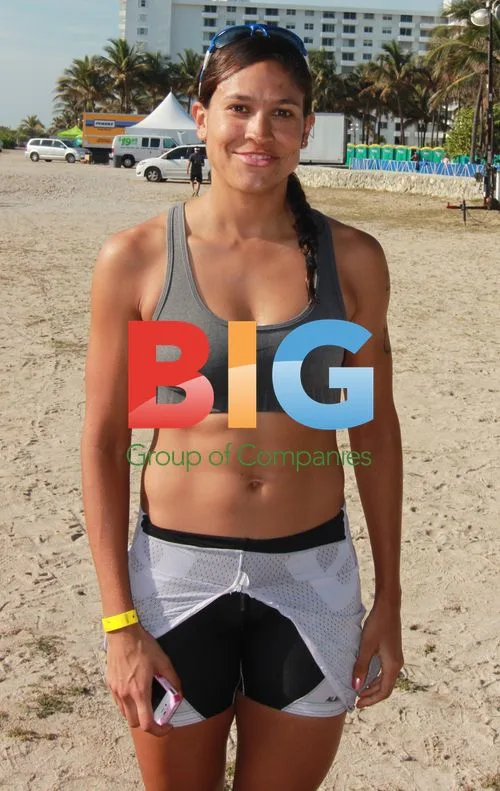 Mercedes Masohn at Nautica South Beach Triathlon