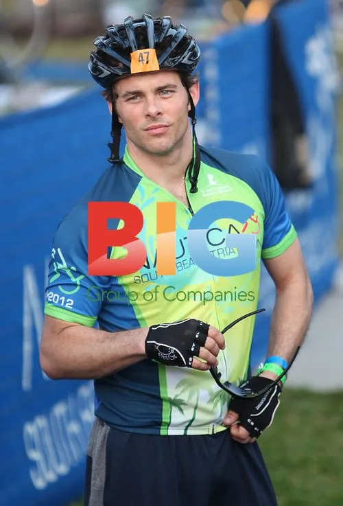 James Marsden at South Beach Triathlon