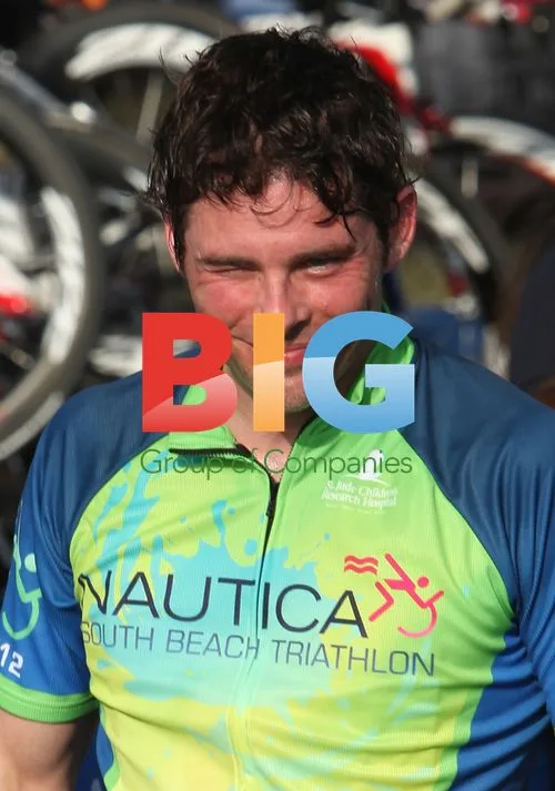James Marsden at Nautica South Beach Triathlon