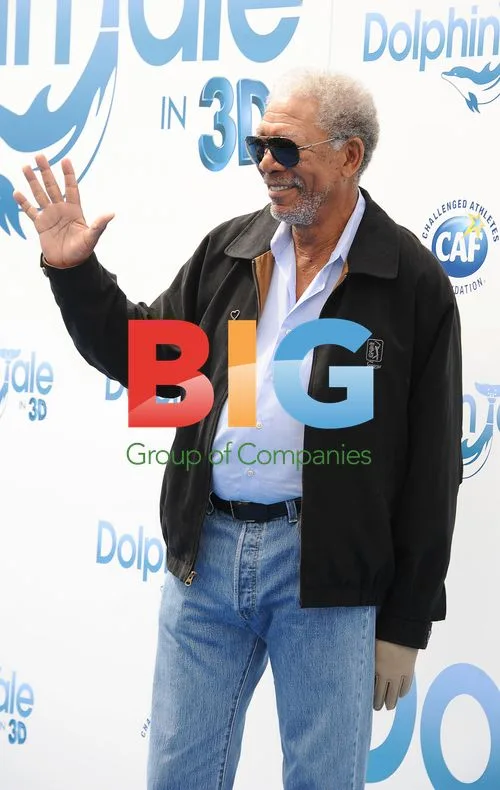 Morgan Freeman at "Dolphin Tale" Premiere