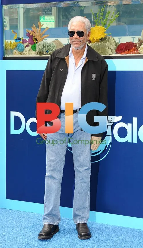 Morgan Freeman at "Dolphin Tale" Premiere