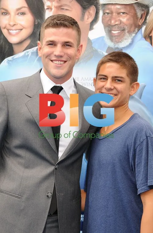 Austin Stowell and Robert Ram at "Dolphin Tale" Premiere