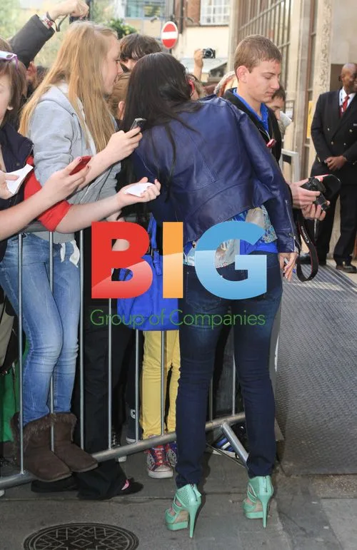 Chris Moyles at BBC Studios with Radio 1 Crew