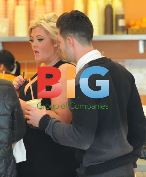 Gemma Collins and Boyfriend Kissing