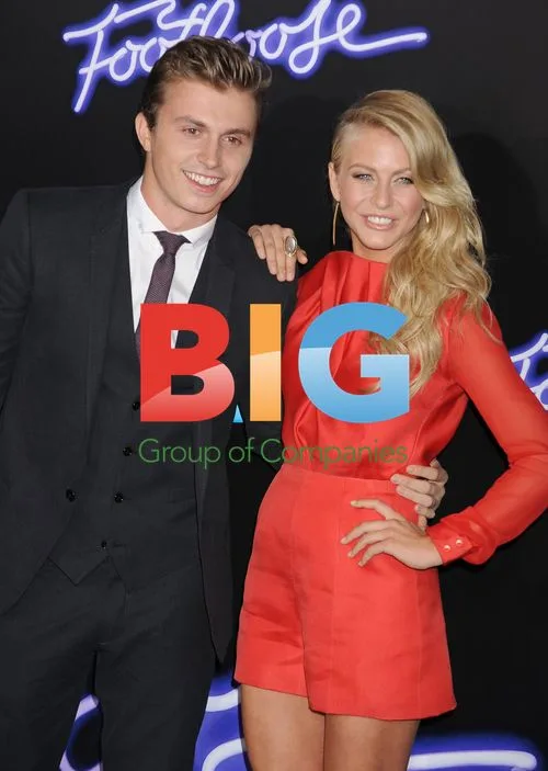 Kenny Wormald and Julianne Hough at "Footloose" Premiere