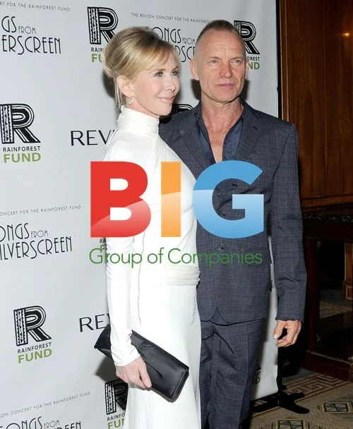Trudie Styler and Sting at Rainforest Fund Concert