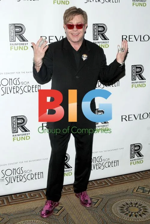 Elton John at Revlon Rainforest Concert