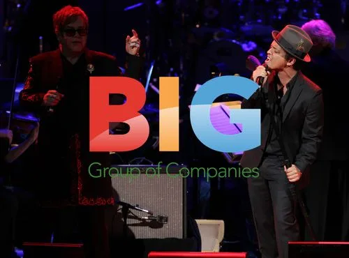Elton John and Bruno Mars Perform at Rainforest Fund Concert