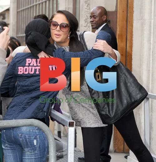 Tulisa Contostavlos at BBC Radio 1 Studios
