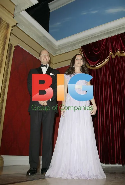 Prince William and Catherine Wax Figures Unveiled