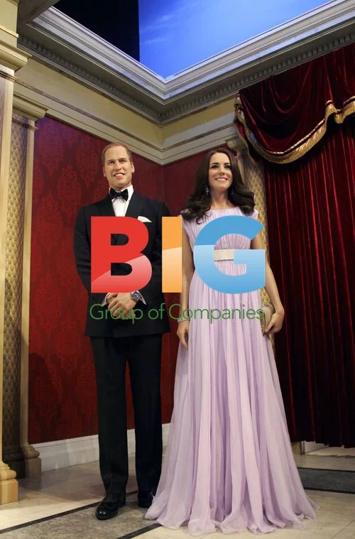 Prince William and Catherine Wax Figures Unveiled