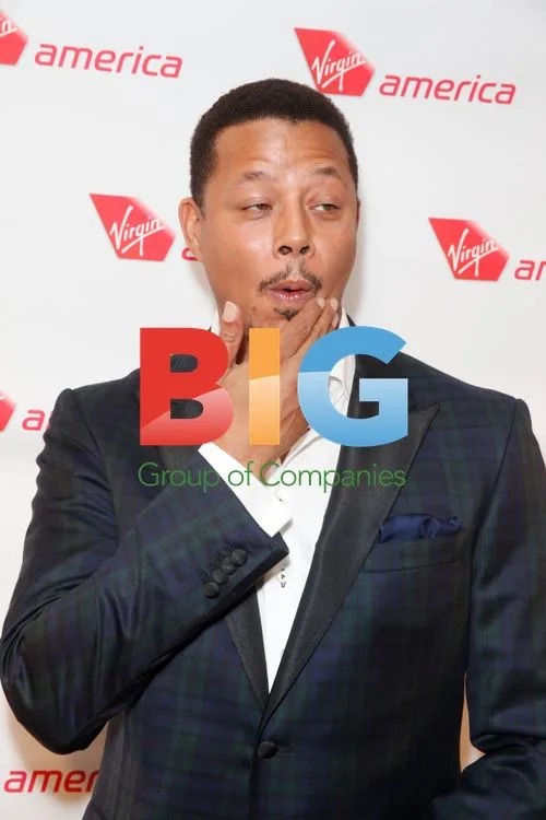 Terrence Howard at Virgin America Launch Party