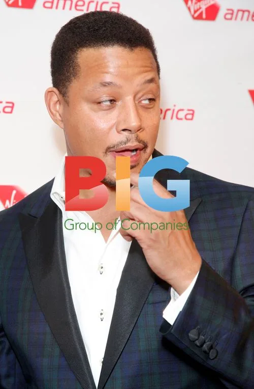 Terrence Howard at Virgin America launch party