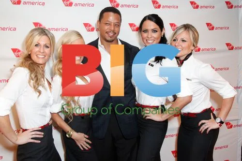 Terrence Howard at Virgin America Launch Party