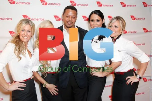 Terrence Howard at Virgin America launch party