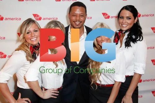 Terrence Howard at Virgin America Launch Party