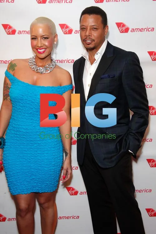 Amber Rose and Terrence Howard at Virgin Launch Party
