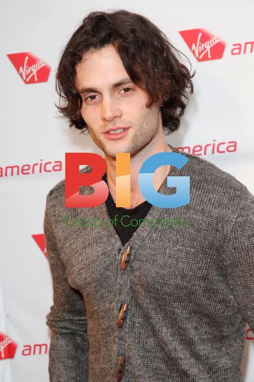 Penn Badgley at Virgin America launch party