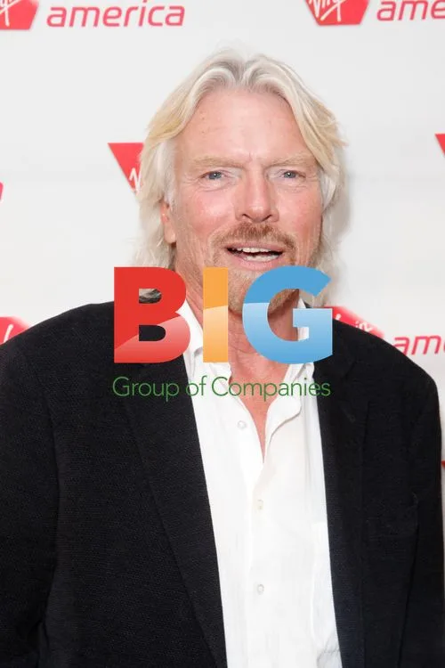Richard Branson at Virgin America Launch Party