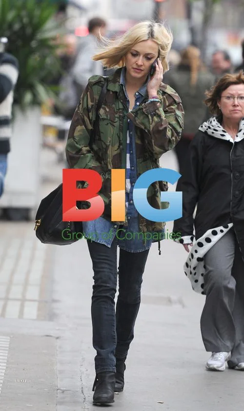 Fearne Cotton Arrives at BBC Radio One