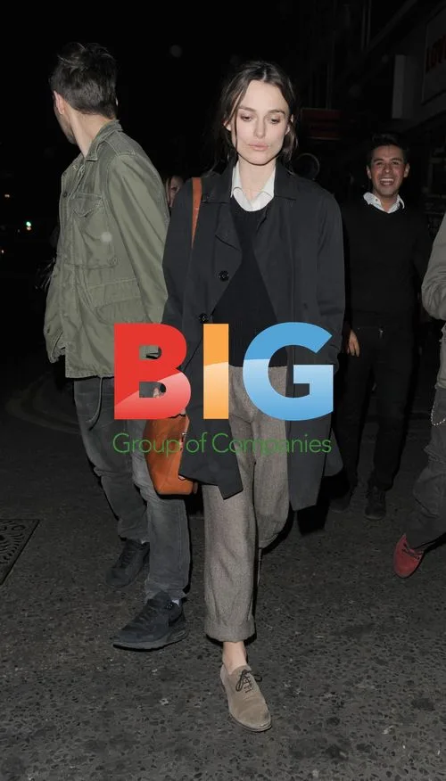 Keira Knightley and James Righton in Soho