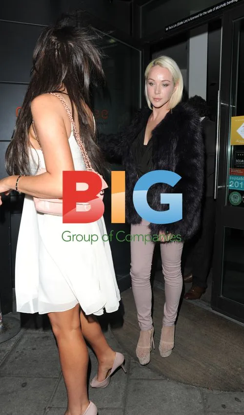 Jessica Wright and Jessica Jane Clement out in London