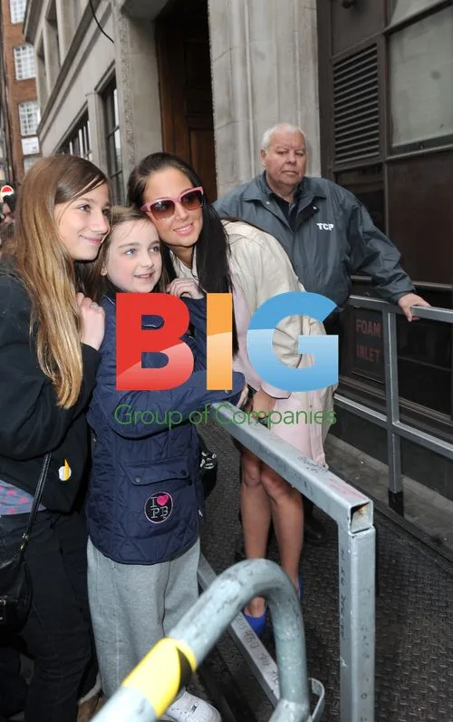 Tulisa Contostavlos Leaves BBC Radio 1 Studios